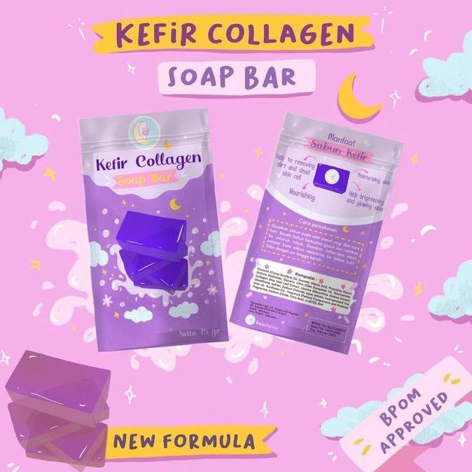 Sabun Kefir Collagen Pemutih badan / Sabun Collagen / kefir