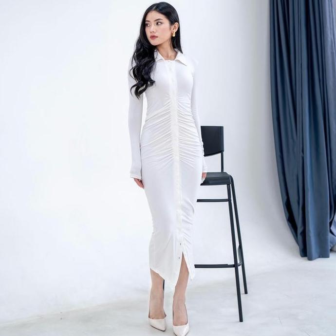 FAYANNA WRINKLE DRESS Fit
