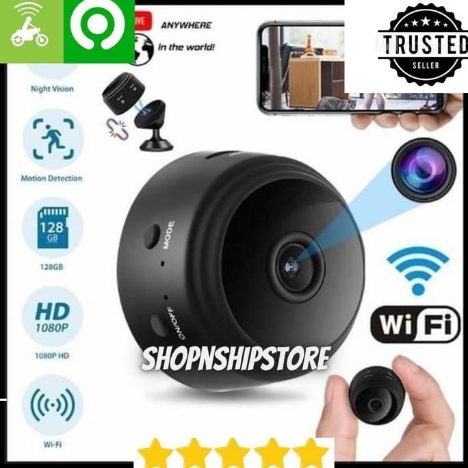 FIV Spy IP HD Mini Camera Kamera CCTV Gantung Night Vision 360eyes