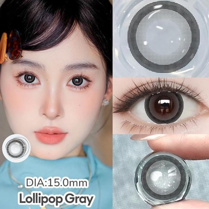 [COD] UYAAI SOFTLENS Lollipop COLOR LENSA KONTAK Contact Lens BIG EYES 14.2MM-15 MM 6 MONTH Soflen