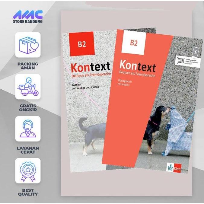 Buku Belajar Bahasa Jerman Kontext B2 Kursbuch & Ubungsbuch