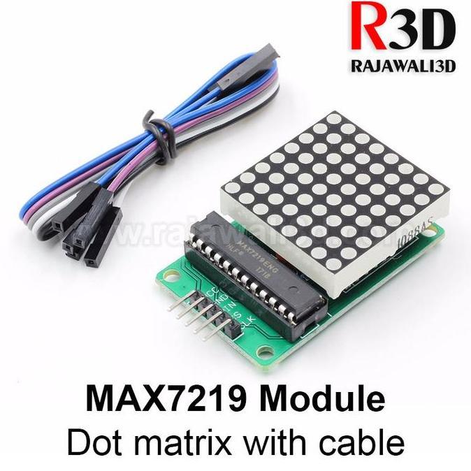 Max7219 Dot Matrix 8X8 Module Max 7219 8 X 8 With Cable