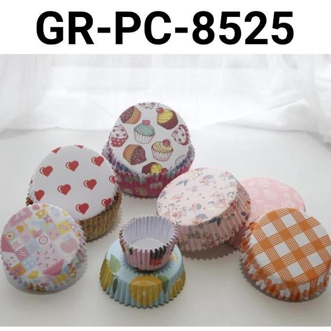 cusss order] GR-PC-8525 Kertas cinamon roll roti cup laminasi case alas 8.5cm 2.5cm