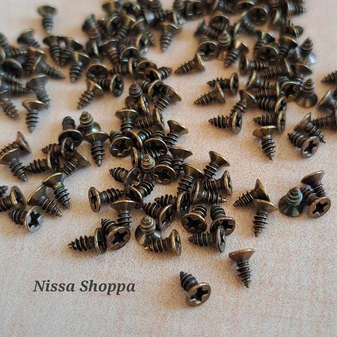 Murad- Baut / Screw / Mur / Sekrup Kunci Dus Sekrup Kotak Kayu Sekrup Engsel
