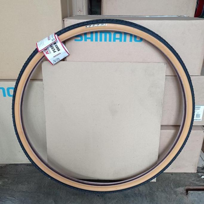 Cycle- Ban Luar Sepeda Gravel 700C 700 X 32 32C 700X32 700X32C Kenda Est Hitam Gum Tan Ll K193