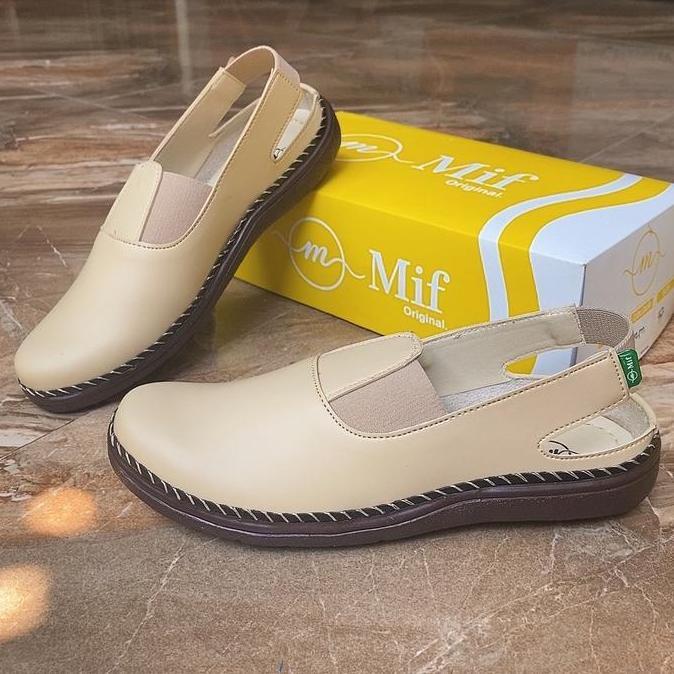 PROMO Mif Original Sepatu Sendal Wanita Elastis Nyaman M04 BE5T QUALITY