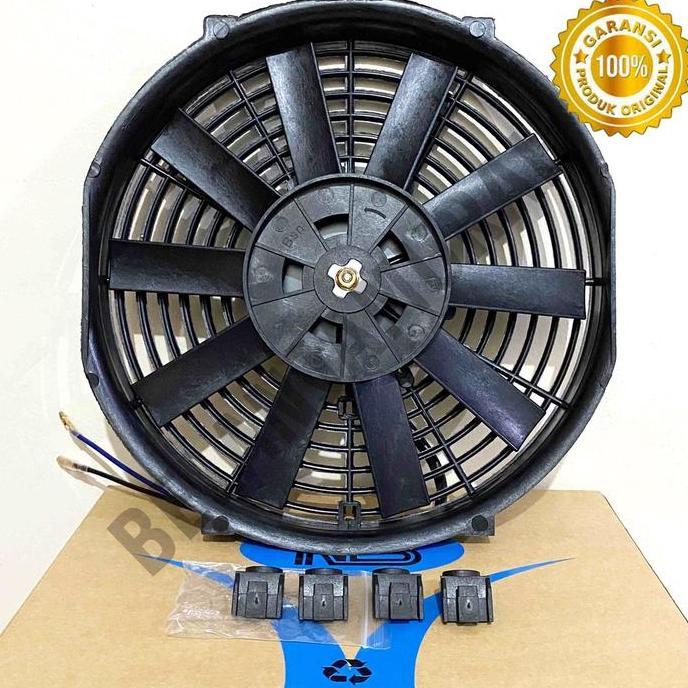 Extra Fan Cooling Fan AC Mobil Universal 8, 10, 11, 12 inchi 12V NIS