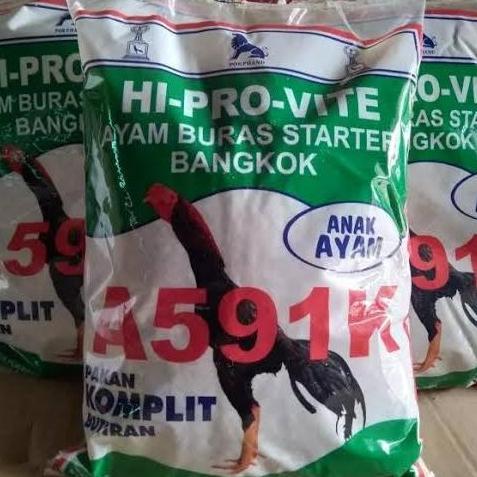Pur Ayam A591K Pakan Anak Ayam Hi Pro Vite A591K Pakan Ayam 591 1Kg