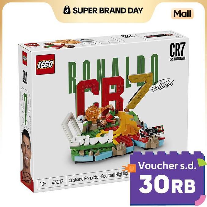 LEGO Editions Football 43012 Cristiano Ronaldo Soccer Highlights (490 Pieces), Toys, Bricks, Mainan 