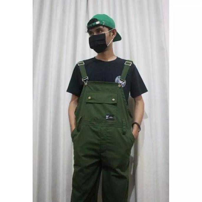Celana   overall unisex pria wanita FF