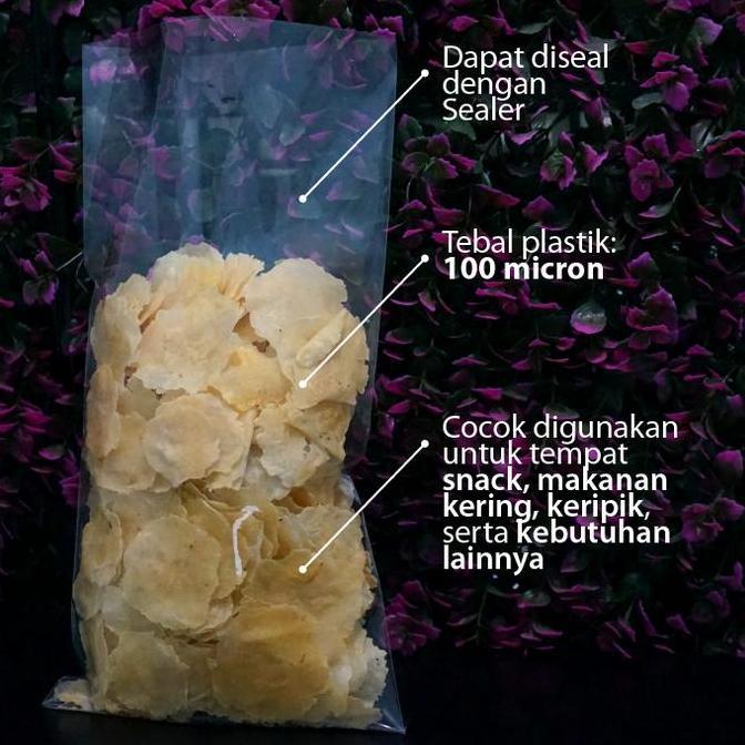 Pack- Plastik Pp Bening 100 Micron - 8 Macam Ukuran