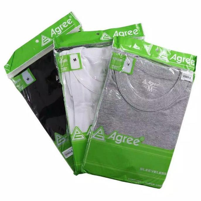 Boxy- Kaos Dalam Pria Gym, Tank Top Agree Sa005 Tanpa Lengan / Singlet Agree Pria Desa Agree Sa 005 