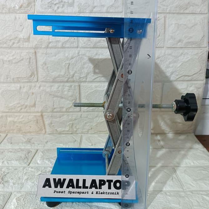 Lift Lab Jack 15X15 Alumunium Dongkrak Laboratorium Lift Jack 15Cm