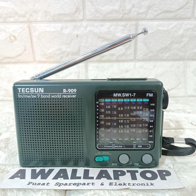 Radio Tecsun R909 Original Fm Am Sw Radio Classic Tecsun R 909 9 Band
