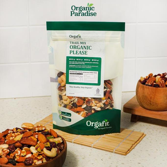Trail mix Nut Organic Please 1 Kg / Mix Nut Organic Please 1 Kg Premium