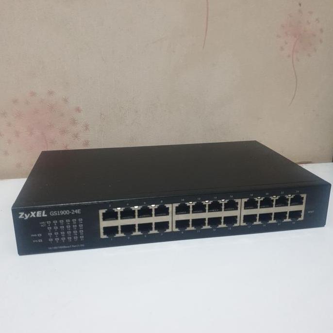 Switch Hub Gigabit Managed Smart Switch Zyxel GS1900-24E 24 Port Support VLAN