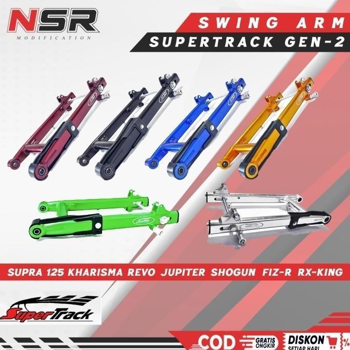 Promo Swingarm Sasis Supertrack Gen2 Supra/Legenda/Grand  Allumunium Alloy Diskon