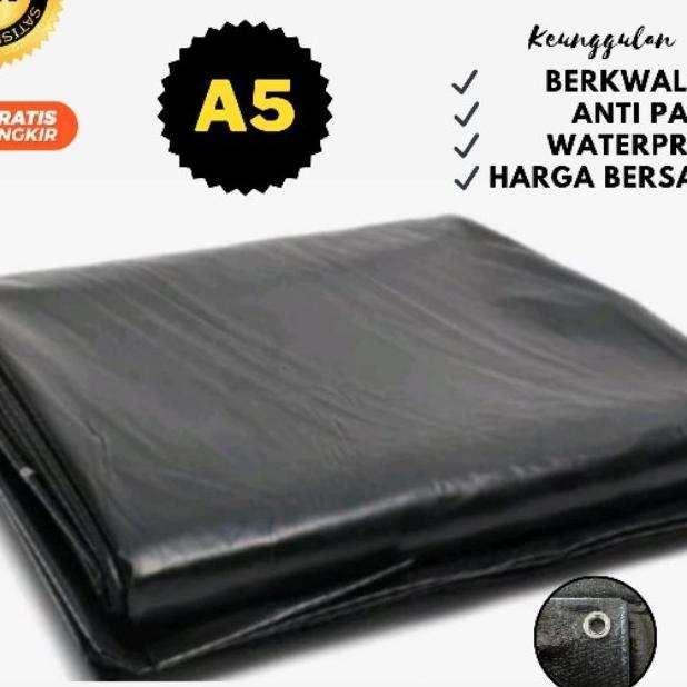 Terpal Hitam A5 Ukuran 4X6 4X5 4X4 Waterproof