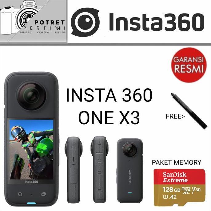 INSTA360 ONE X3 / KAMERA 360X3 / 360 ONE X3 / KAMERA INSTA360 ONE X3