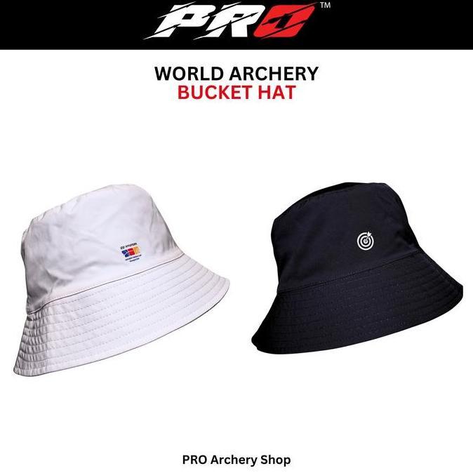 BUCKET HAT HYUNDAI WORLD ARCHERY | ARCHERY WORLD CUP SHANGHAI 2025 ORIGINAL | ALAT PANAHAN