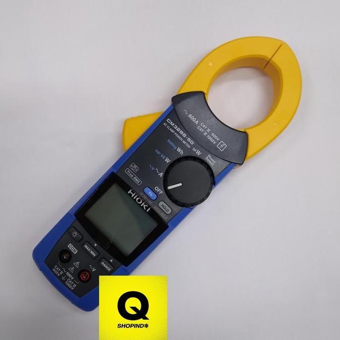 Promo Hioki CM3286-50 KIT AC Clamp power Meter 600A / Tang amper Diskon