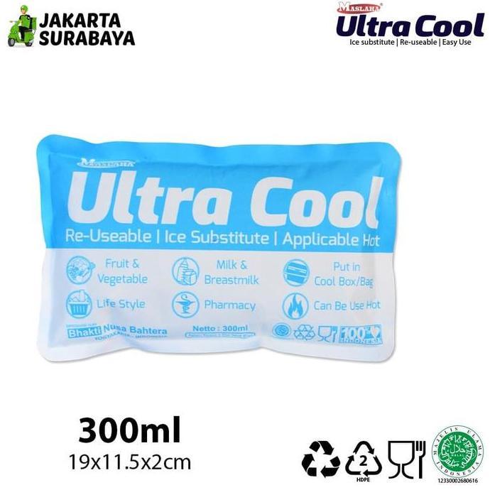 Ultra Cool Ice Gel Sachet 300ml Ice Cool Pengganti Es Batu Ice Bag