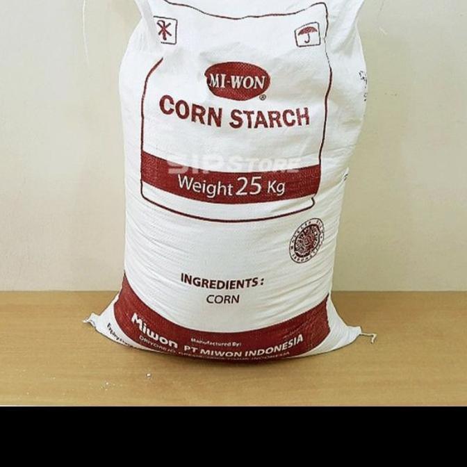 Farinha - Corn Stach Maizena Merk Miwon 25Kg