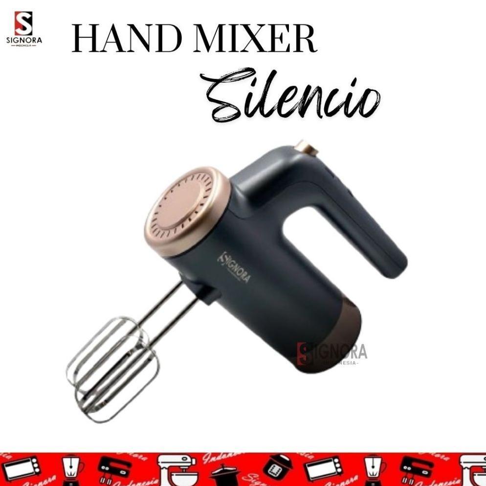 Silencio Hand Mixer 3 Pilihan Whisk Suara Senyap Signora