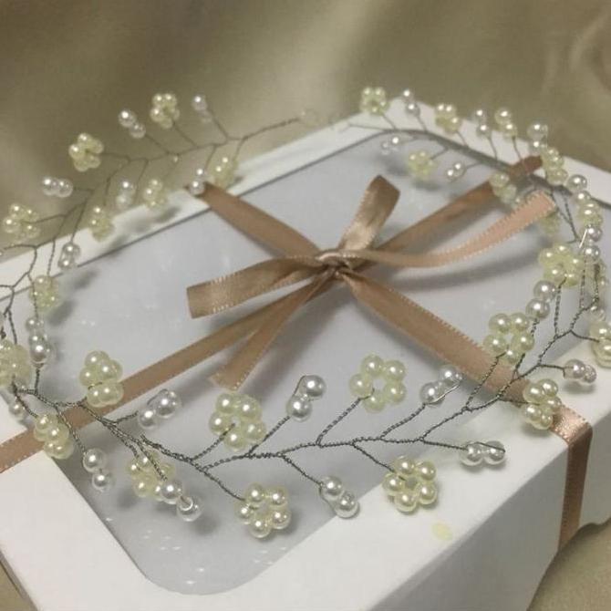Headpiece Mutiara Hijab /non Hijab