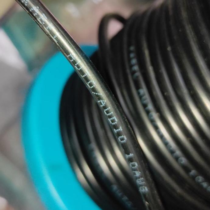 KABEL AWG10 AWG 10 10AWG HITAM PER METER PCMED