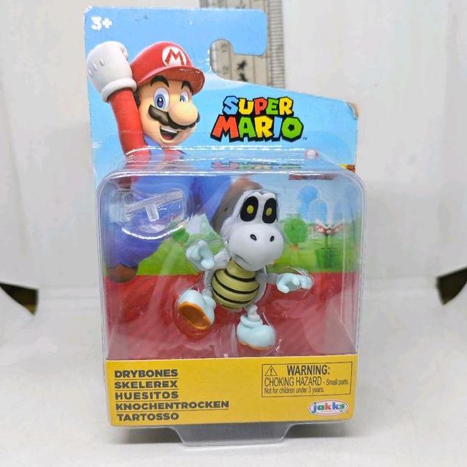 ACTION FIGURE 2.5' NINTENDO SUPER MARIO DRYBONES ORIGINAL JAKKS PS99