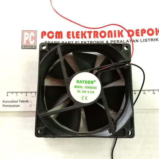 FAN 24V 9CM X 9CM BRUSHLESS COOLING COOLER EXHAUST DC 24V VOLT PCMED