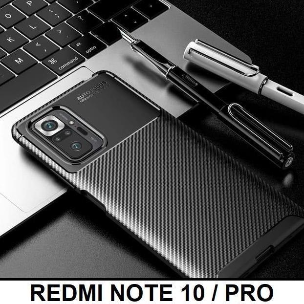 CASE FOR REDMI NOTE 10 / NOTE 10 PRO CASING COVER CARBON SOFTCASE FOCUS CARBON