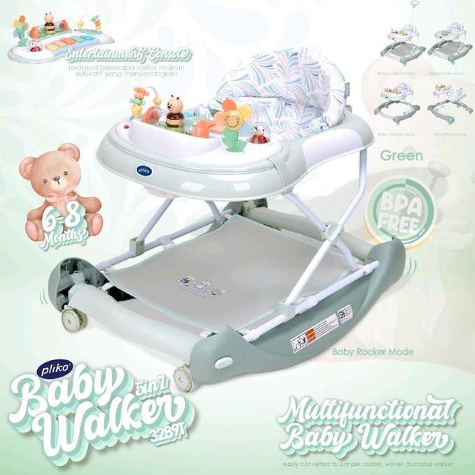Baby Walker Pliko 3289 T/Alat Bantu Jalan Bayi
