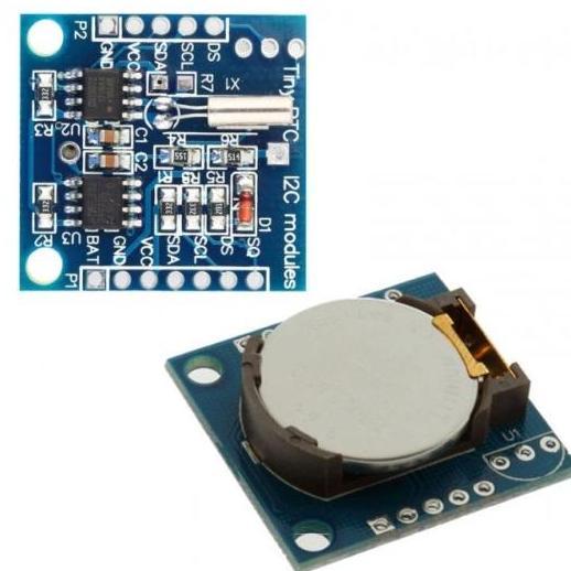 DS1307 RTC 24C32 32K I2C EEPROM TINY BATTERY CLOCK WIRE