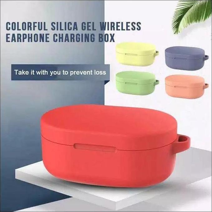 Soft Case Silikon Kompatibel Untuk TWS Redmi Airdots 3 / Redmi Airdots 2s + carabiner GADGETGEAR ID