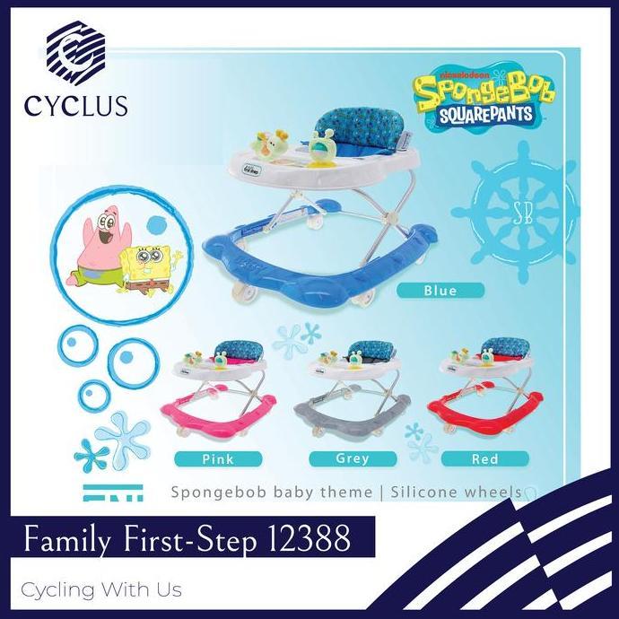 Family Baby Walker Babywalker First Step FB 12388 Nickelodeon