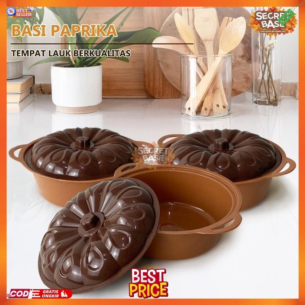 BASI PAPRIKA - Tempat Lauk Prasmanan / Perabot Serba 2000 / Wadah / Tempat Saji Makanan