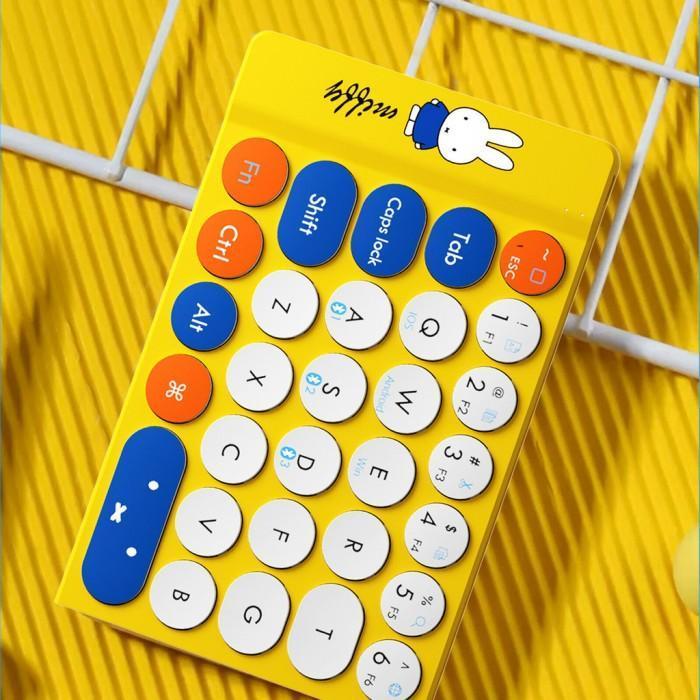 Miffy X MIPOW Mini Folding Keyboard For iPhone Slim Wireless Bluetooth Ipad Keyboard For IOS Foldabl