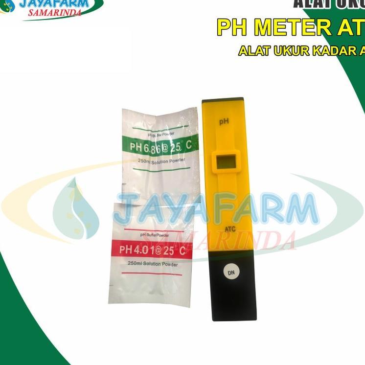 Ph Meter Air Digital Atc Ph-009 + Bubuk Kalibrasi
