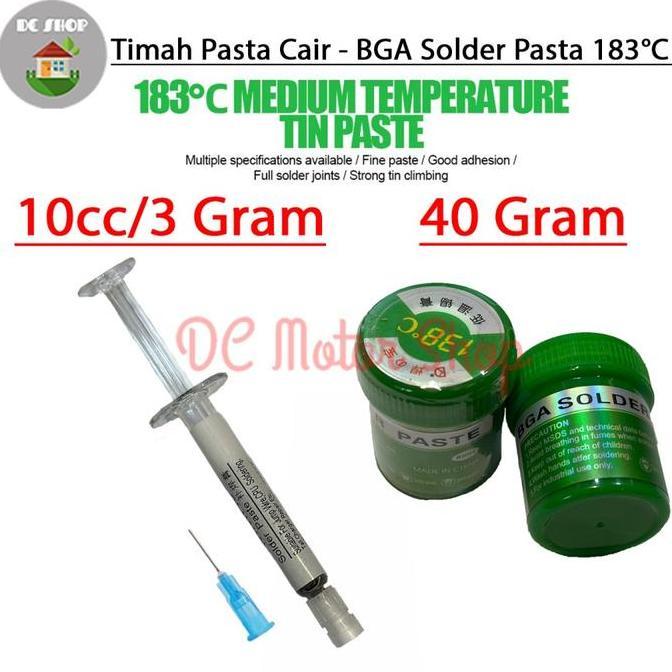 TIMAH PASTA - TIMAH CAIR - TIMAH SOLDER PASTA UNTUK MENCETAK KAKI IC