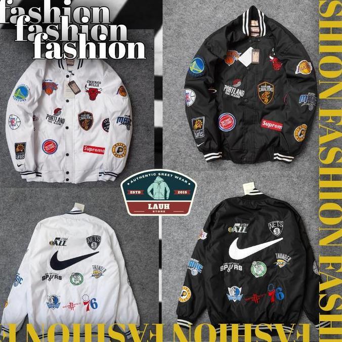 PREMIUM / JAKET BOMBER NBA TERBARU PRIA WANITA JAKET VARSITY