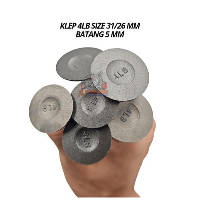 Klep 31 26 Batang 5 4LB 28/24 Batang 5 MM 4LB - Valve Payung Klep 31 26 Batang 5 Klep 28 24 Klep In 