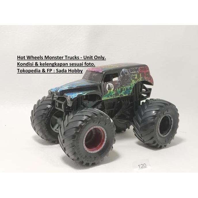 HOT WHEELS HOTWHEELS MONSTER JAM SPIN MASTER GRAVE DIGGER UNIT ONLY MIX99
