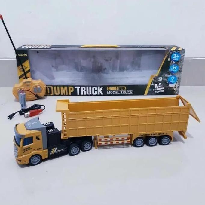 Mainan Anak Mobil Remote Control Truk Pasir Besar Skala 1:16 Baterai Cas