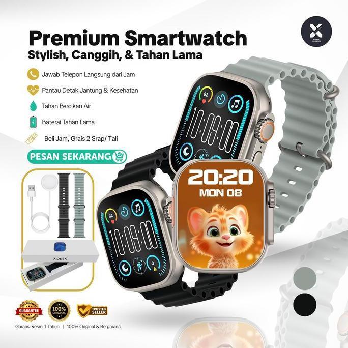 [EXCLUSIVE CREATOR] XIONEX Smartwatch Jam Tangan Pintar Murah | Stylish | Bluetooth Call | Splash Pr