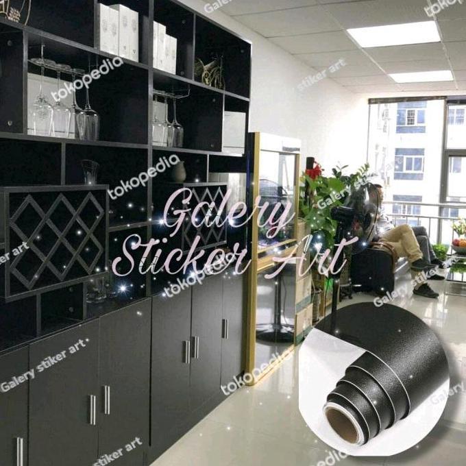 Crek- Stiker Hitam Matte (Black Matte)