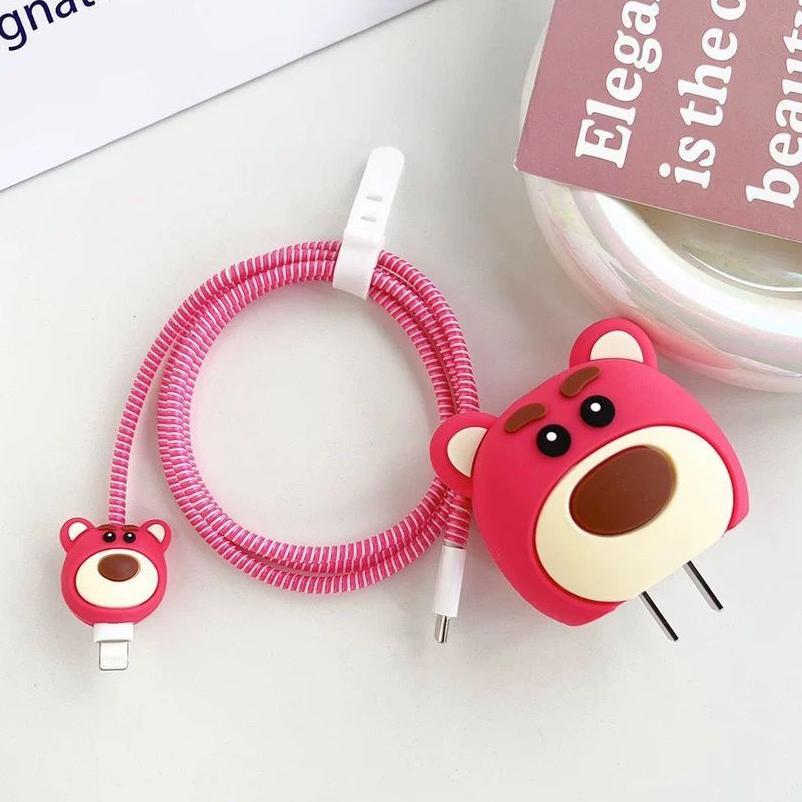 Case Samsung 25w EP-TA800 | Set 4 PCS Paket Cover Pelindung Kabel & Kepala Charger Untuk Charger Sam