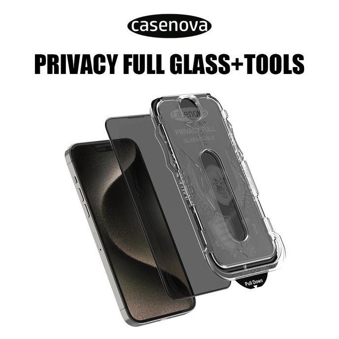 NEW Casenova Privacy Matte Auto align technology Gorilla Glass Magic Box Tempered Glass Screen Prote