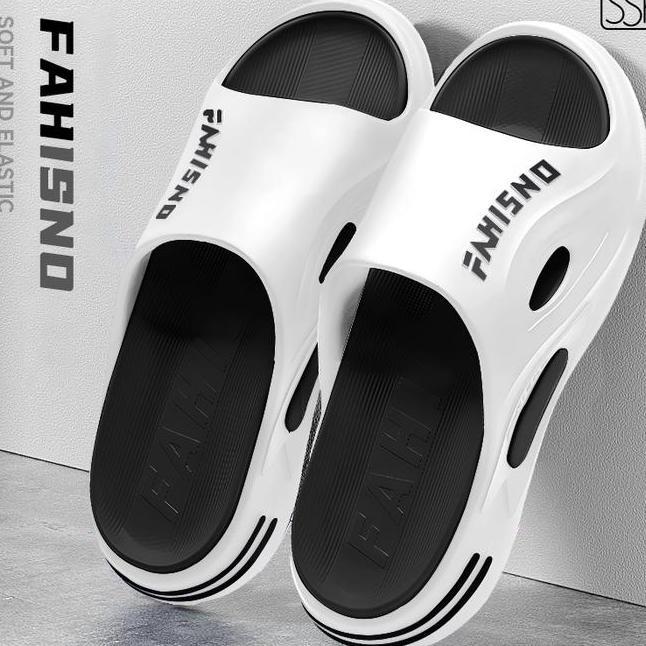 Ssk Sandal Pria Keren Nyaman Slop Karet Jelly Antislip Sandal Pria Baru 2026 Sandal Cowok Kekinian